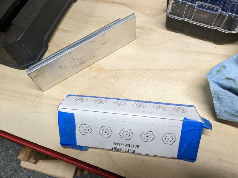 Getting ready to drill.