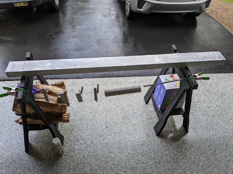 Clear coating to prevent oxidation and dust.