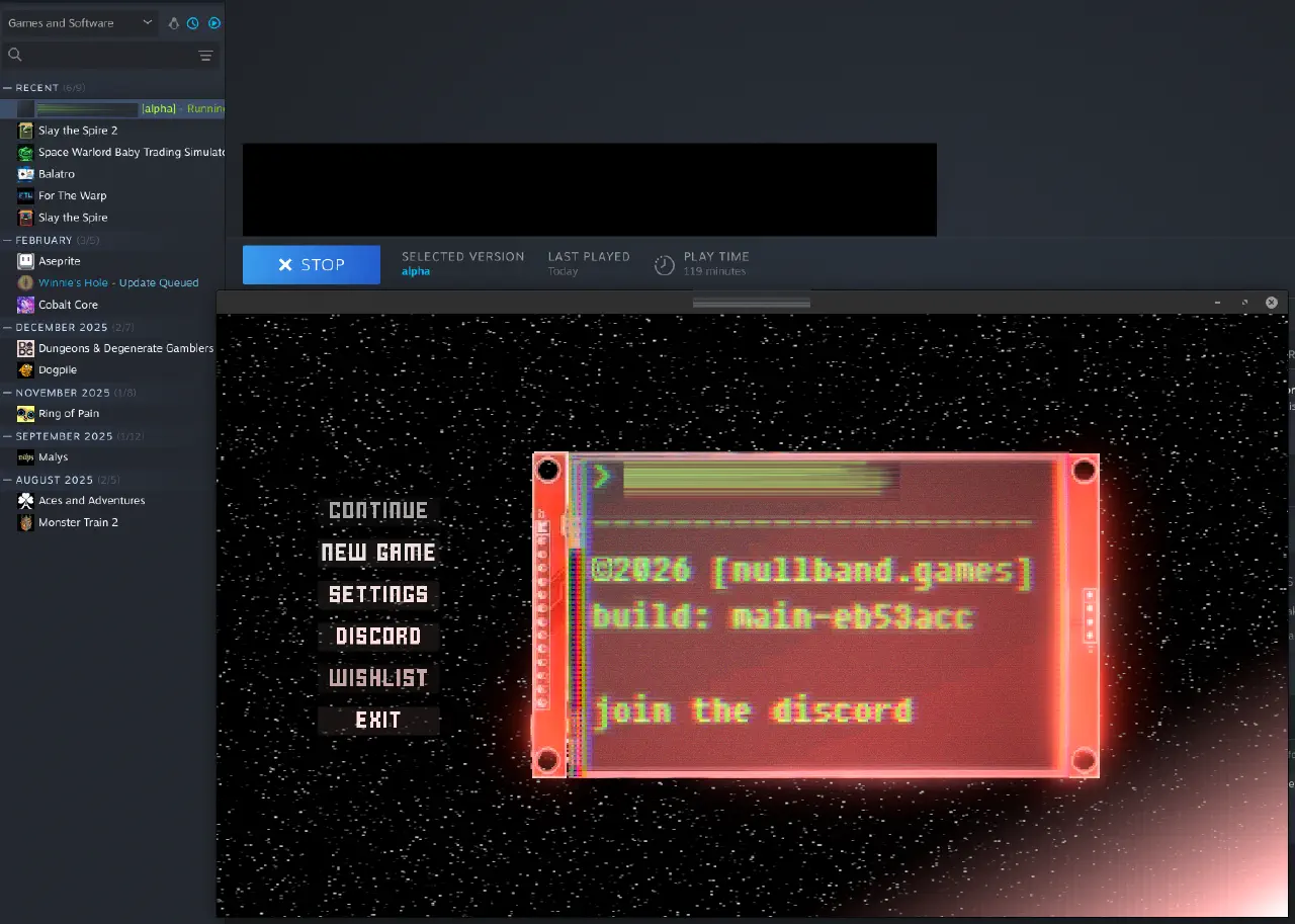 Main Menu