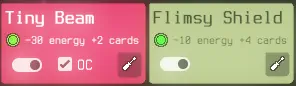 A pair of Device user interfaces in The Patchwork Ship